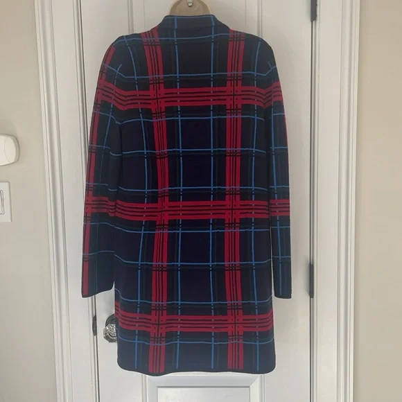 Talbots, NWOT, size small. Plaid Open Front Cardigan - Picture 5 of 7